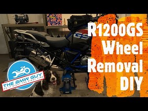 BMW R1200GS Wheel Removal DIY How To