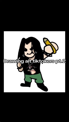 Dibujo de tiktokers alternativos parte 2