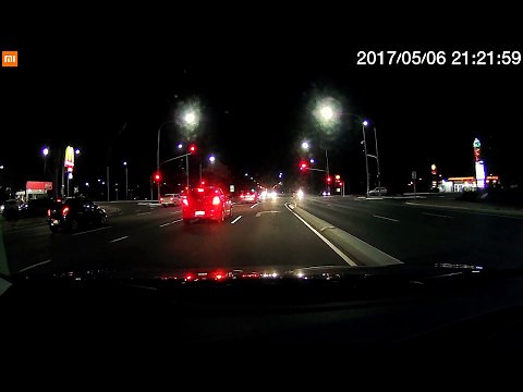 Red Light Speed Camera Flashes - Dash Cam Australia