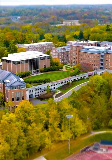 Fall 🍁 = best views on campus #denison #campuslife #fall #fallaesthetic #fallvibes