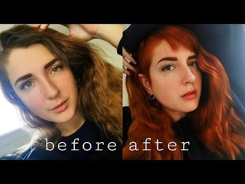 Brown to Copper Red Hair | L'oreal Hicolor Sizzling Copper & Red Fire