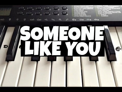 Someone Like You - Adele | Easy Keyboard Tutorial With Notes (Right Hand)