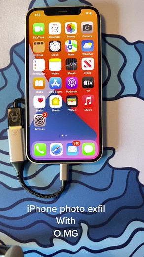 Exfiltrating iPhone Photos Using OMG Plug