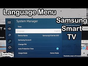 How to Change Language on Samsung TV