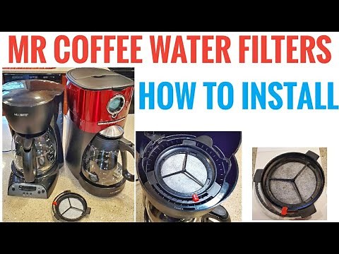 How To Replace Mr Coffee Maker Water Filter Disc How to use Charcoal Filters Coffee maker machines