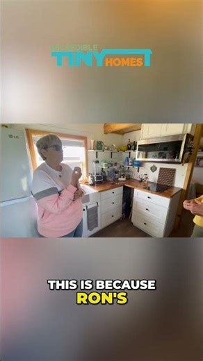 Smart Kitchen: Open Shelves & Easy-Use Microwave! #shorts