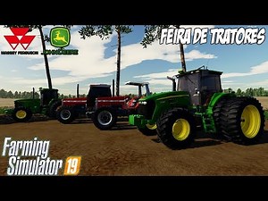 Novos Tratores JD 7j e JD 7810 e Massey Fergusson 660 || FS19