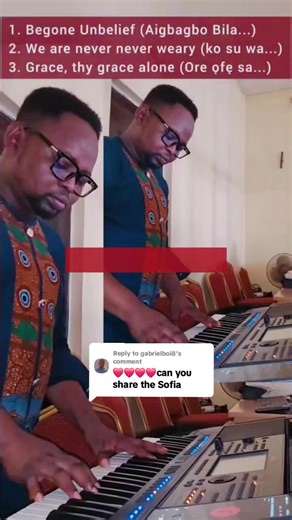 Replying to @gabrielboi8 @International Dj Gentle Soul @Gabriel here's the Solfa Notation for these three songs #enny_keys #yamaha #pianotutorial #hymns #keyboarddrummer