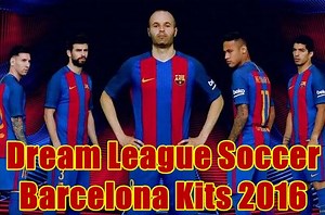 Dream League Soccer Kits Barcelona 2016/2017 with Logo URL