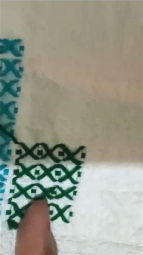 Woolen embroidery #woolendesign #woolen doormat