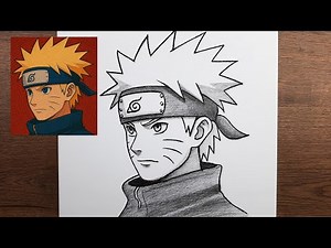 How to draw Naruto - Easy step-by-step anime drawing tutorial