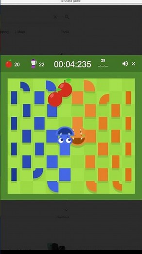 Fastest Maximum Score - Google Snake - 4 Seconds