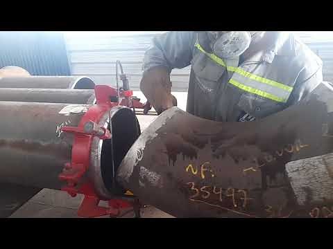 Como e feito a montagem e solda de tubulação 12 polegadas ?????