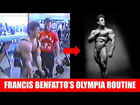 FRANCIS BENFATTO'S OLYMPIA TRAINING ROUTINE: HOW LARRY SCOTT TRAINED FRANCIS BENFATTO #bodybuilding