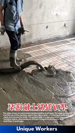 Concrete Pouring with Underfloor Heating Installation
