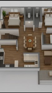 ✨ Realistic 3D Floor Plan Tour 🏡 | Perfect Family Home Design (1467 sq.ft) Modern, cozy & functional — this 3-bedroom home layout features a spacious living room, dual kitchens, elegant dining area, and stylish interiors. Take a look at the future of smart home planning in 3D! 🔥 ❤️ Love this design? Save & share with your friends! #3DFloorPlan #HouseDesign #ModernHome #HomeInspiration #FamilyHouse #RealisticDesign #InteriorDesign #DreamHome #HouseTour #ArchitectureIdeas #FacebookReels #SmartHo