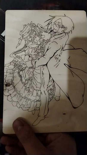 Black butler - Ciel and Sebastian #anime #art #shorts #blackbutleredit