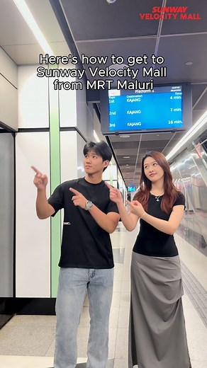 Took the MRT to Sunway Velocity Mall. No traffic, no parking hassle, just vibes 🚇✨ Direct access straight into the mall. Honestly… why even drive? 🤭 #SunwayVelocityMall #MRTtoVelocity #TrainConvenience | Sunway Velocity Mall