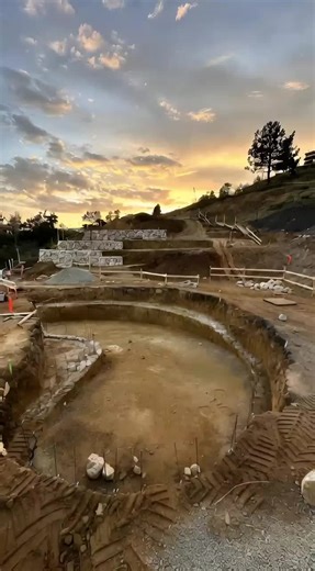 We Built a Luxury Log Cabin & Pool in 24 Hours! 🪵💦#Construction #Satisfying #Architecture #DreamHome #BackyardDesign