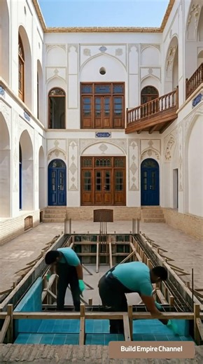 Amazing Iranian House Renovation & Luxury Swimming Pool Build