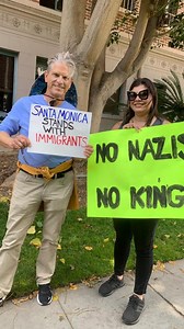 Clayton Norcross on Instagram: "Pro Democracy demonstration in Santa Monica , CALIFORNIA USA  * * * #Claytonnorcross #santamonica #California #usanews #usa"