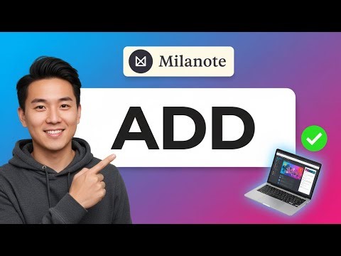 How to ADD MILANOTE EXTENSION (Step by Step)