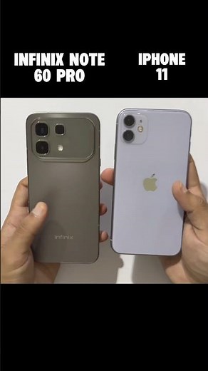 Infinix Note 60 PRO vs iPhone 11 - PUBGMOBILE Test