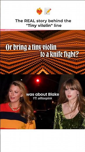 What Taylor Swift actually means by "tiny violin" | Lyrics Explained