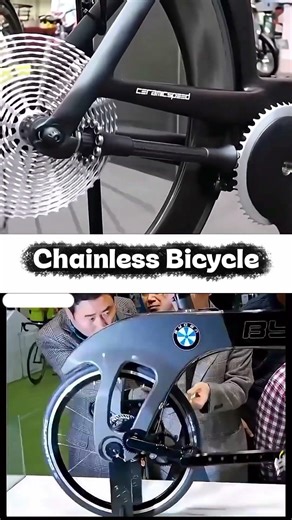 Chainless Bicycle: The Future of Cycling Technology Explained" #shorts