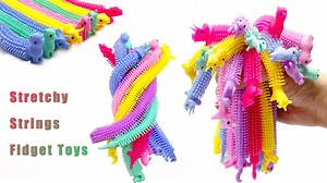 Watch Stretchy Strings Fidget Toys for Boys,Girls,Adults on Amazon Live