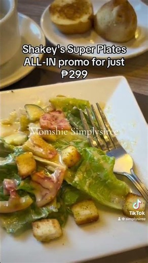 Shakey's Super Plates ALL-IN promo for just ₱299 @Shakey’s Philippines #shakeys #promo #restaurant