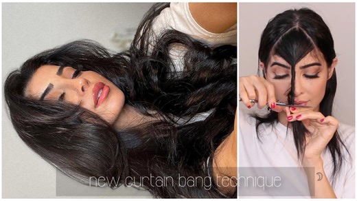 Trimmed My Curtain Bangs