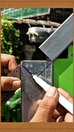 Seamless connection and precision cutting techniques for square tubes of different sizes #welding