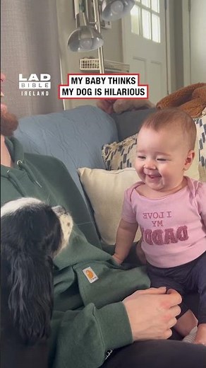Baby Can’t Stop Laughing At Dog’s Barking 🐕😂