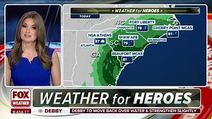 Effects of Tropical Storm Debby impacting U.S. military bases across eastern U.S. | Latest Weather Clips | FOX Weather