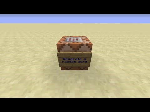 Randomiser in One Command - Minecraft Tips