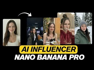 Easiest & Free Way To Make Real Ai Influencer With Nano Banana Pro
