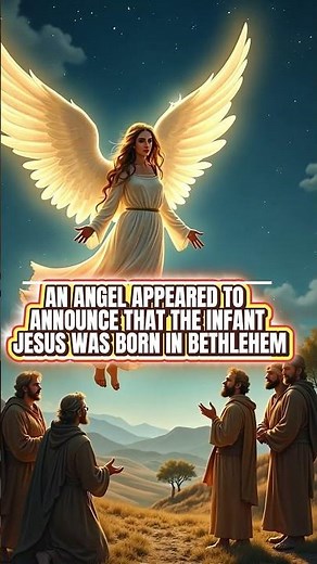 👼 An Angel Appeared to Announce the Birth of the Holy Infant Jesus