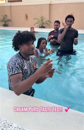 Queen’s College Cricket Team approves✅ Always a winner💯 This is your sign to try our Cream Puffs! 🥰💕🎀 #creampuffs #QC #tastetest #guyanesetiktok🇬🇾 #fyp