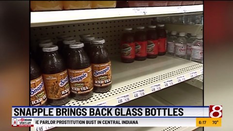 Snapple brings back glass bottles