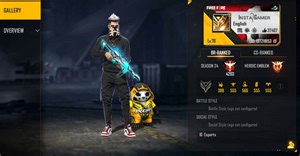 Insta Gamer's Free Fire ID, stats, monthly earning, channel rank, and more