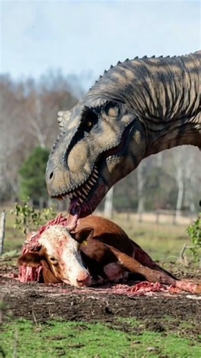 Tyrannosaurus Eat Cow 🐄