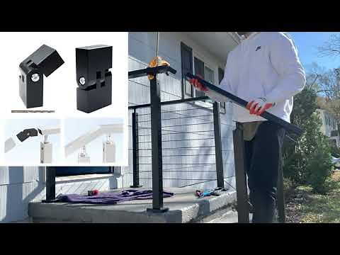 How to Install a Cable Railing System by Using Muzata Railing Products