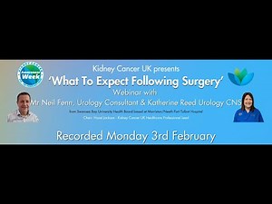 What To Expect After Kidney Cancer Surgery with Mr Niel Fenn