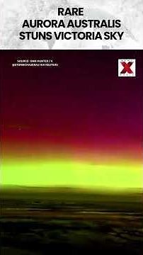 #australia | Stunning Aurora Australis Dazzles Victoria’s Sky in Rare Hyperlapse Footage #viral