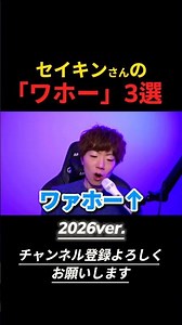 セイキンさんの「ワホー」3選