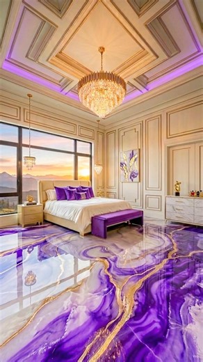 THIS FLOOR IS UNREAL 😳 Electric Neon Royale Marble Floor #epoxy #shorts #satisfying