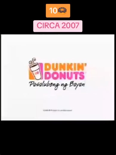 Dunkin' Donuts Commercial 2007 with Joey De Leon