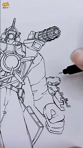 How to draw titan cameraman | skibidi toilet | saaa tv