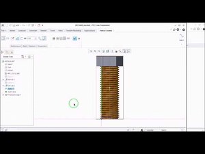 how to design screw in creo software | Software Design Learning online